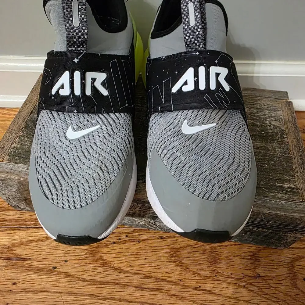 ​Nike Air Max 270 Extreme Space Pack GS Grey Black Volt Youth Size 6.5Y